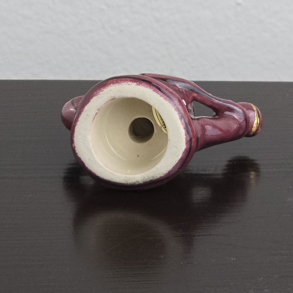 Blue Sky Clayworks Heather Goldminc Burgundy Polka Dot Watering‎ Can Candle 2" - Picture 3 of 4